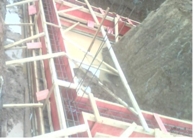 輕鋼別墅地基木模板施工圖