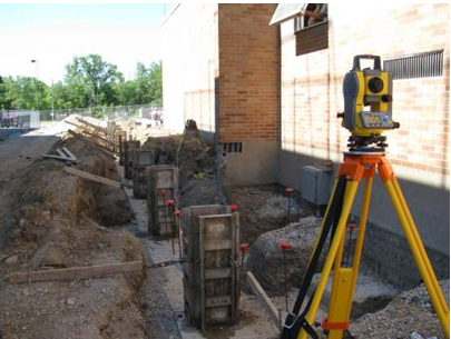 第三次基坑定位放線